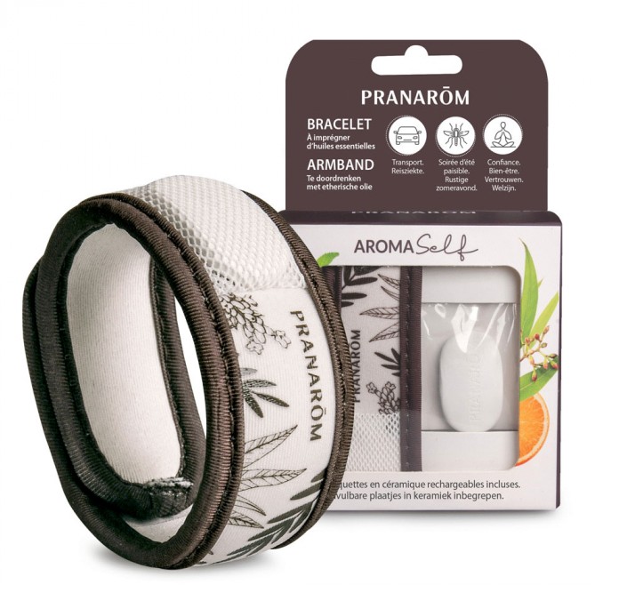 Pranarom Aromaself Bracelet à Imprégner d'Huiles Essentielles